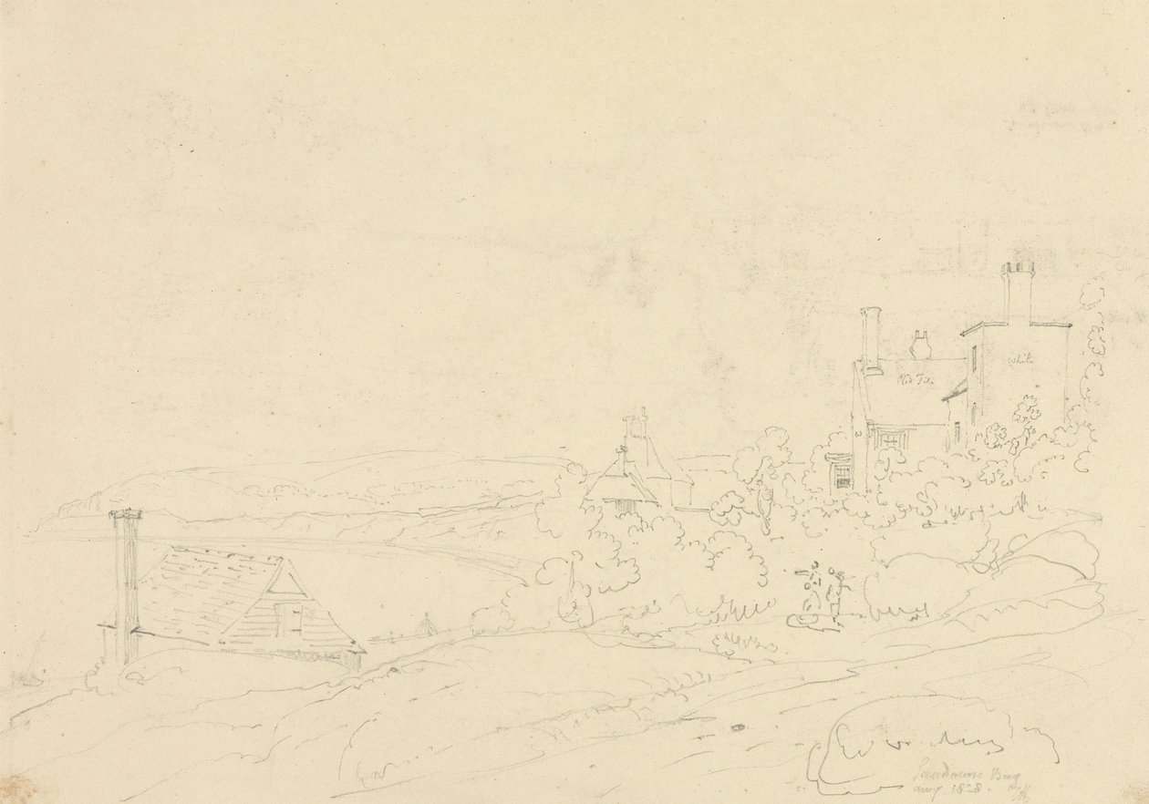 Sandown Bay, Isle of Wight, August 1828 von Capt. Thomas Hastings