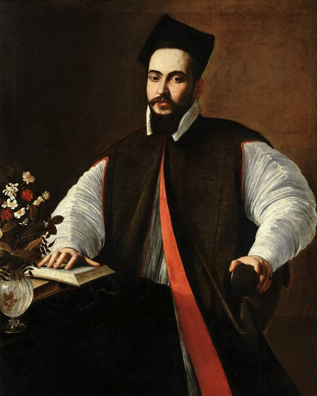 Porträt von Maffeo Barberini (Papst Urban VIII) von Caravaggio