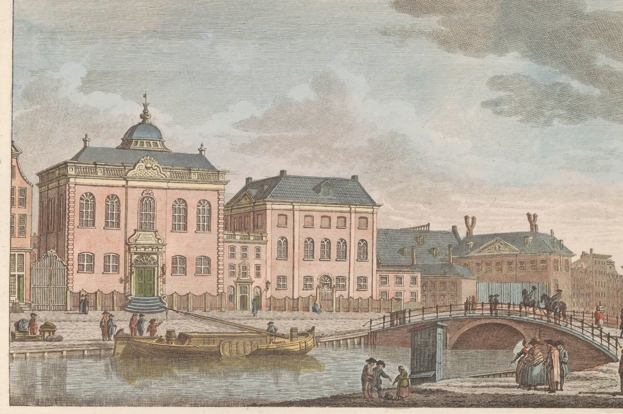 Hochdeutsche Synagoge in Amsterdam, ca. 1790 von Carel Frederik Bendorp (I)