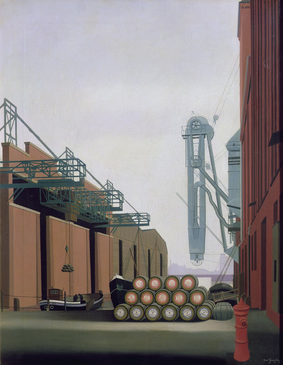 Die Anlegestelle, 1933 von Carl Grossberg