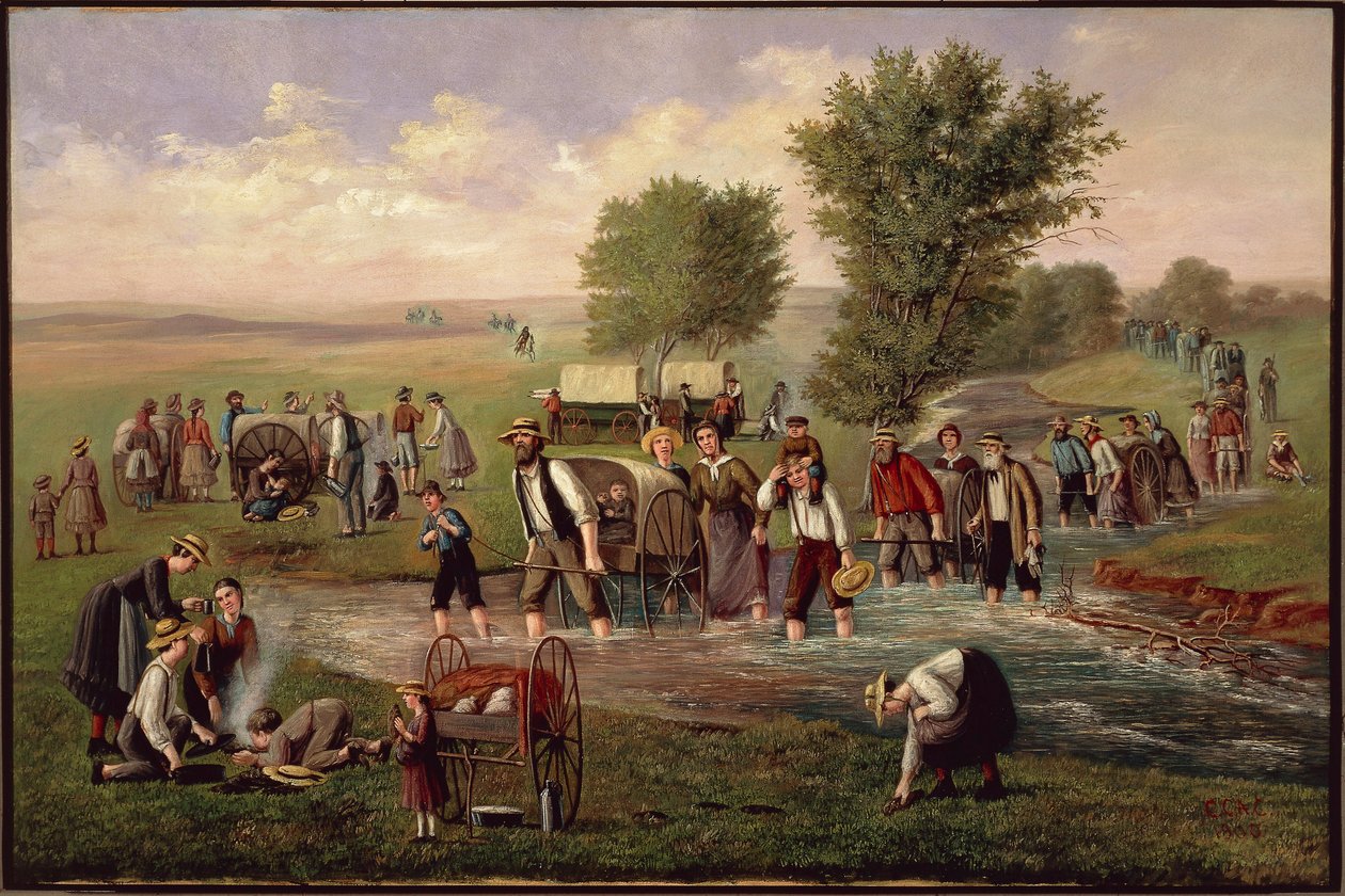 Die Handkarren-Gesellschaft, Carl Christian Anton Christensen (1832-1912) von Carl Christian Anton Christensen