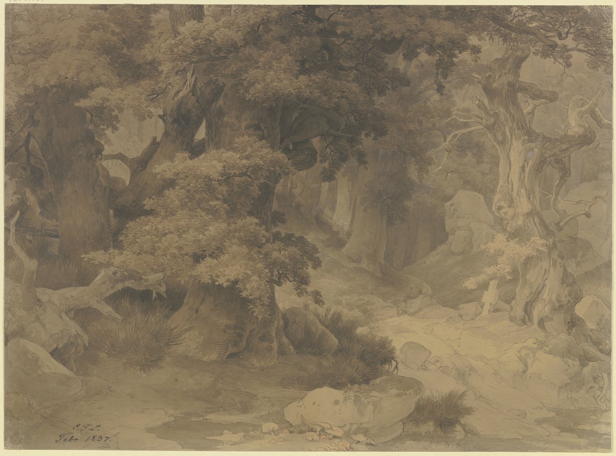 Eichenwald von Carl Friedrich Lessing