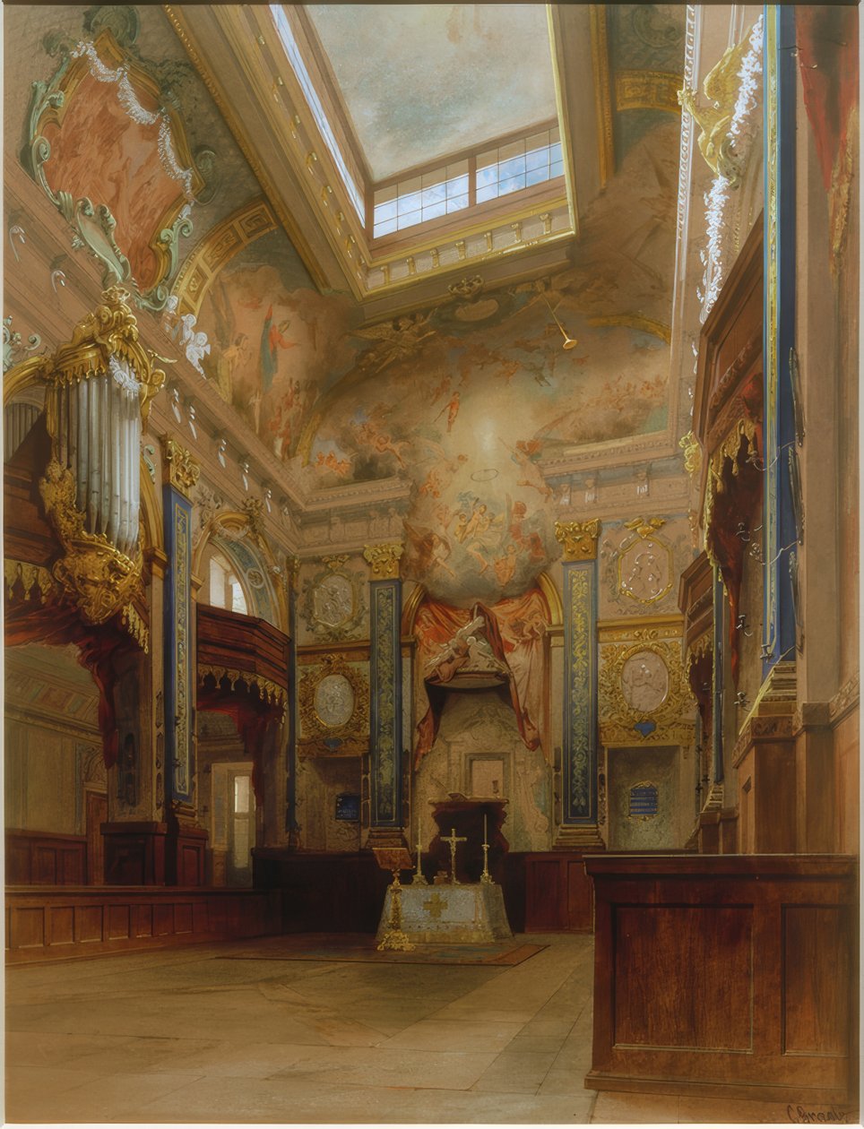 Kapelle im Schloss Charlottenburg von Carl Georg Anton Gräb