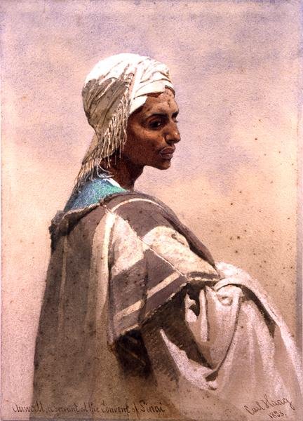 Auwatt, ein Diener im Kloster Sinai von Carl Haag