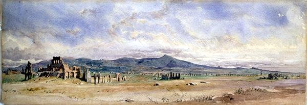 Villa des Lucullus in Misenum in der Bucht von Neapel von Carl Haag