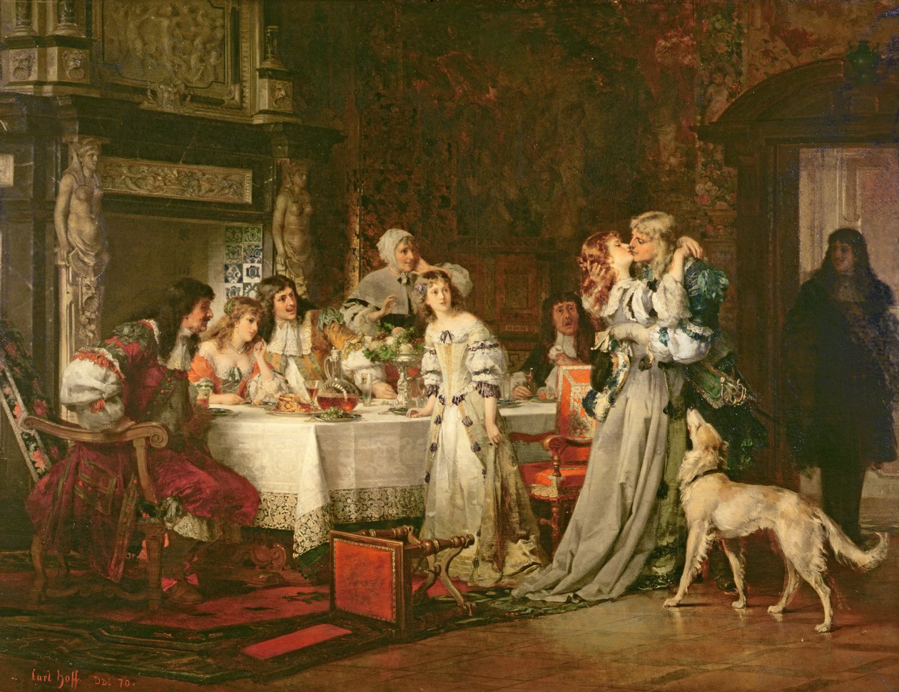 Die Rückkehr, 1870 von Carl Heinrich Hoff