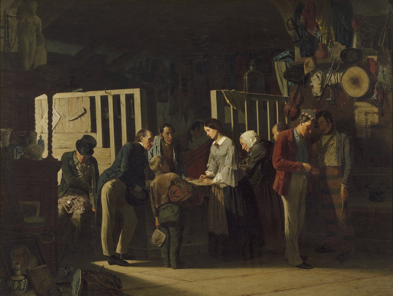 Das Pfandhaus II, 1859 von Carl Hendrik d Unker