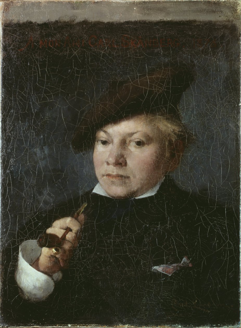 Der Künstler Carl Skanberg, 1878 von Carl Larsson