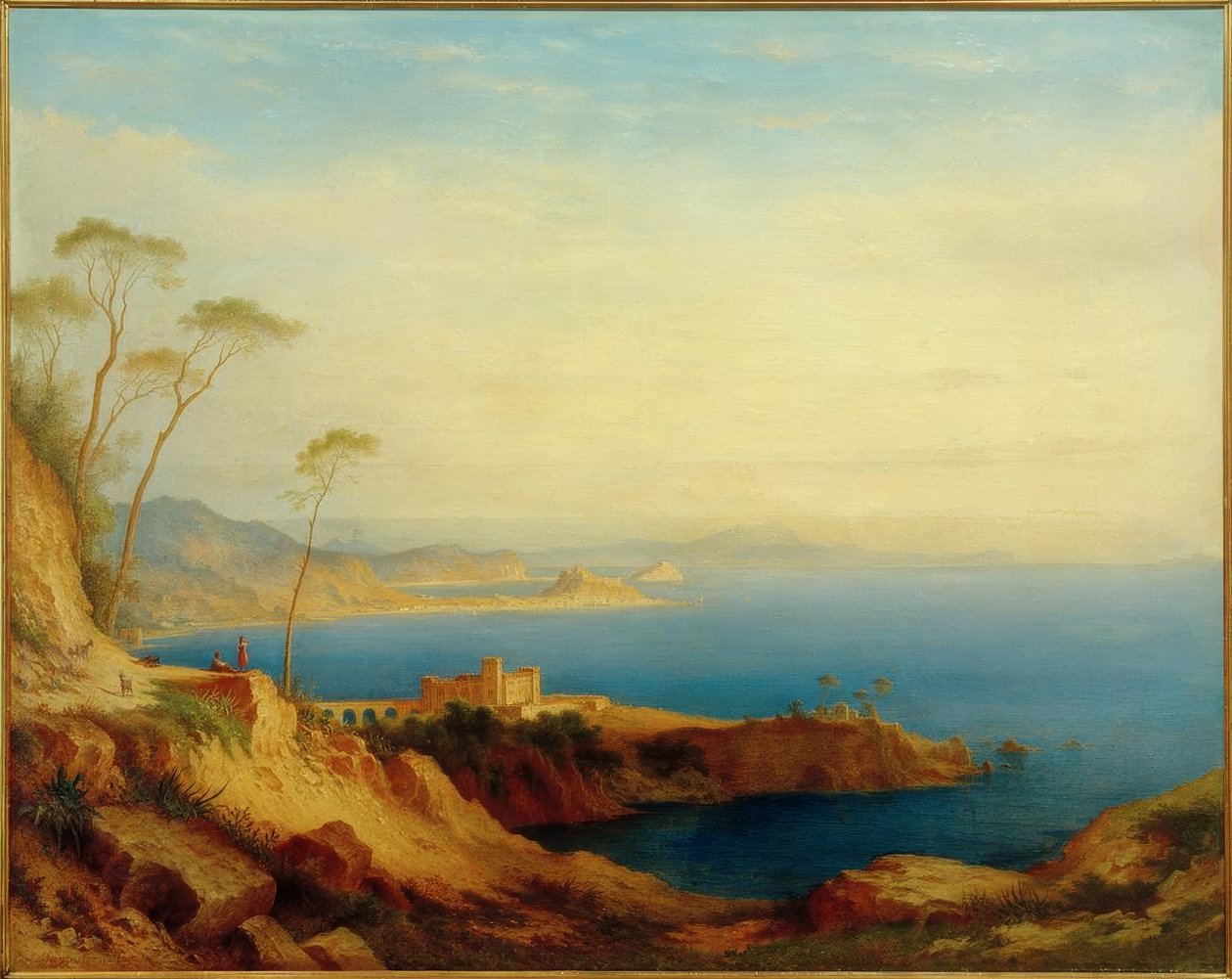 Blick über den Golf von Neapel von Carl Morgenstern