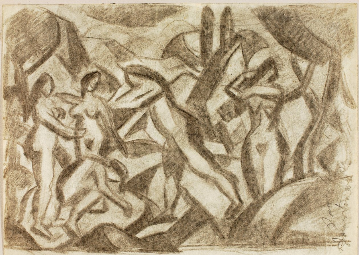 Gruppe von Nackten von Carl Newman