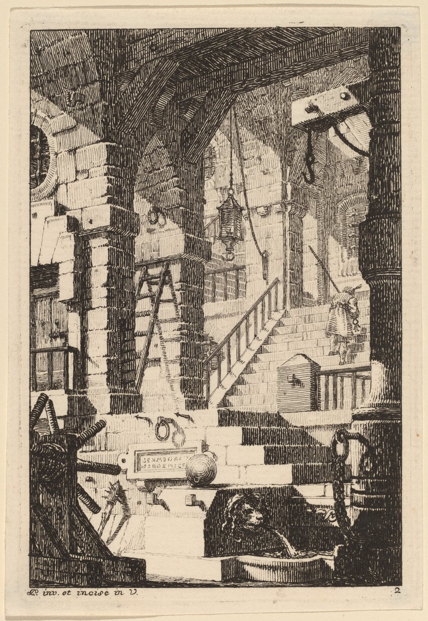Fantasie eines antiken Gefängnisses von Carl Schütz