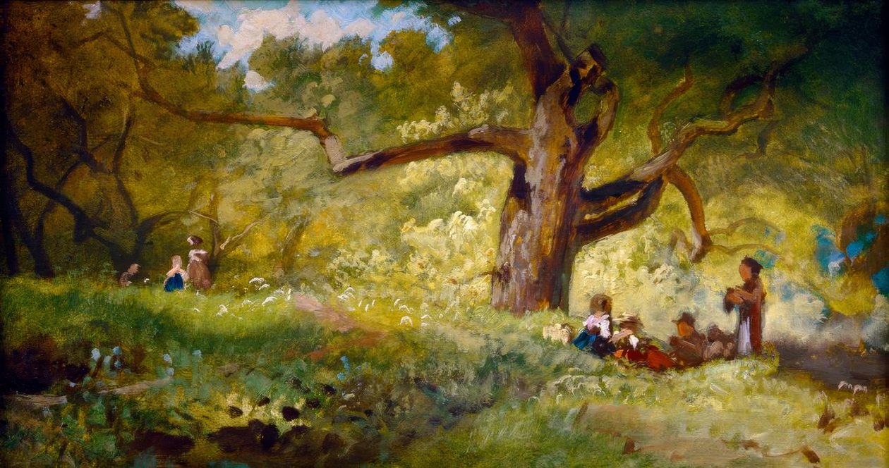 Im Walde von Carl Spitzweg