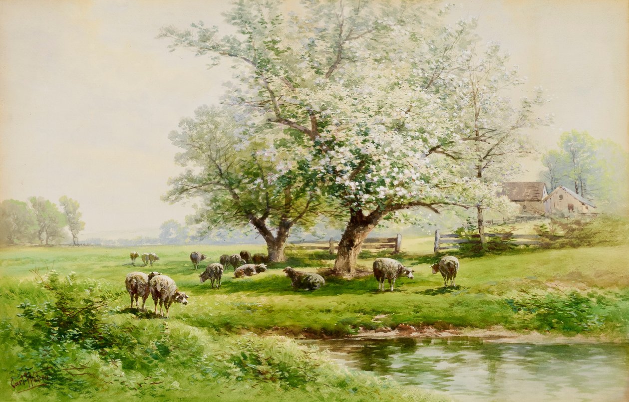 Pastorale Landschaft von Carl Weber