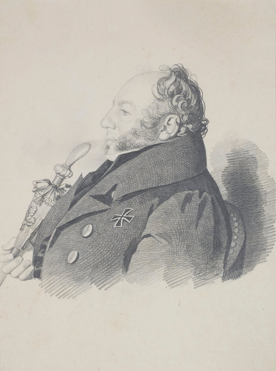 Porträt von Vasily Vasilyevich Kochubey 1784-1844, ca. 1832 von Carl von Hampeln