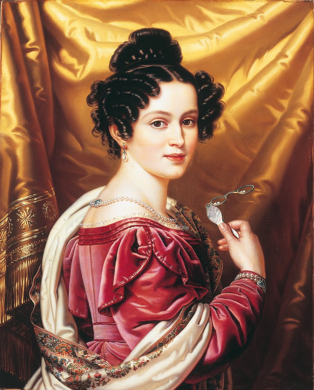 Porträt von Henriette von Österreich von Carl von Sales
