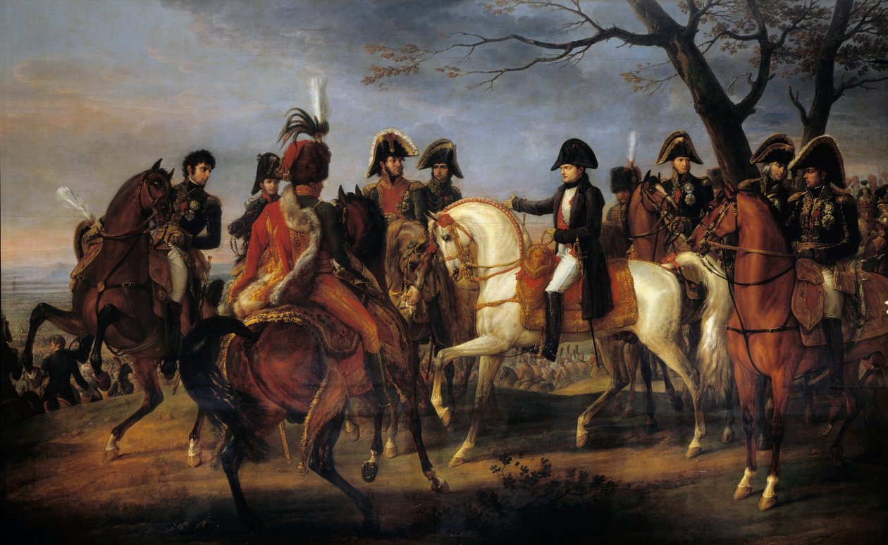 Napoleon gibt den Befehl vor der Schlacht von Austerlitz am 2. Dezember von Carle Vernet
