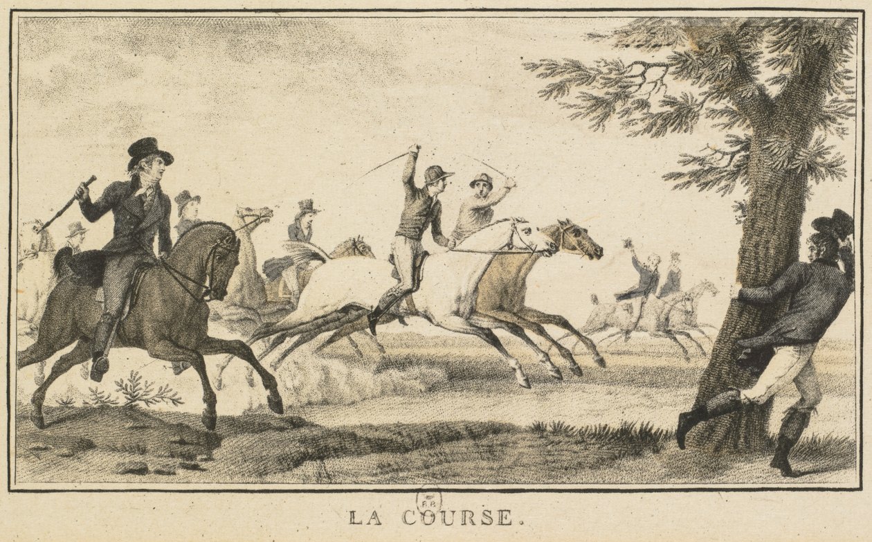 Rennszenen: Das Rennen von Carle Vernet
