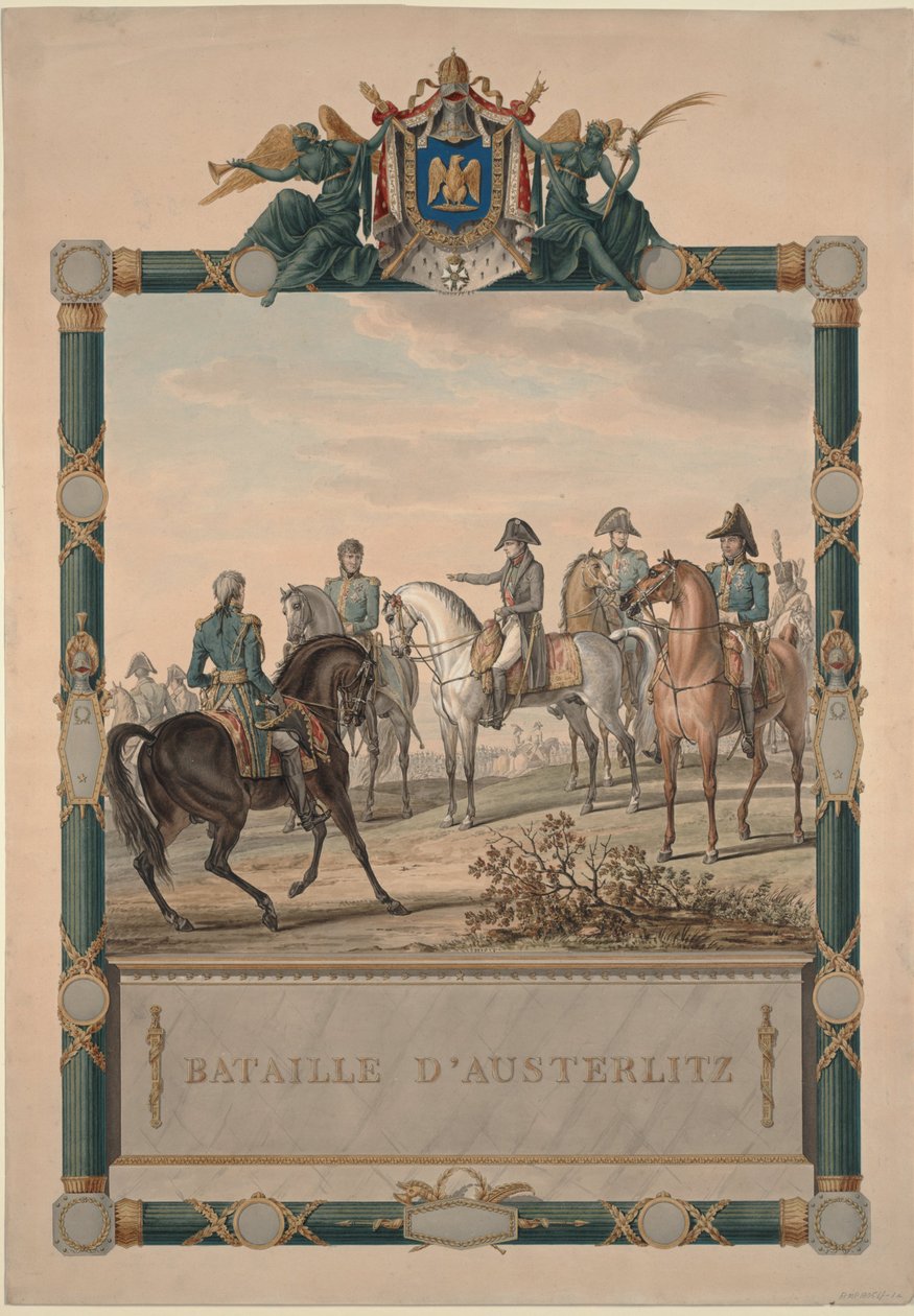 Die Schlacht von Austerlitz am 2. Dezember 1805 von Carle Vernet