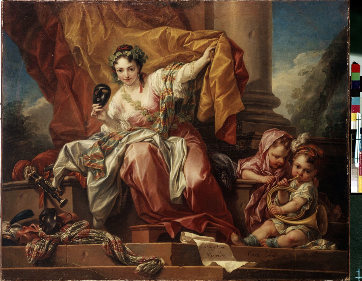 Allegorie der Komödie von Carle van Loo