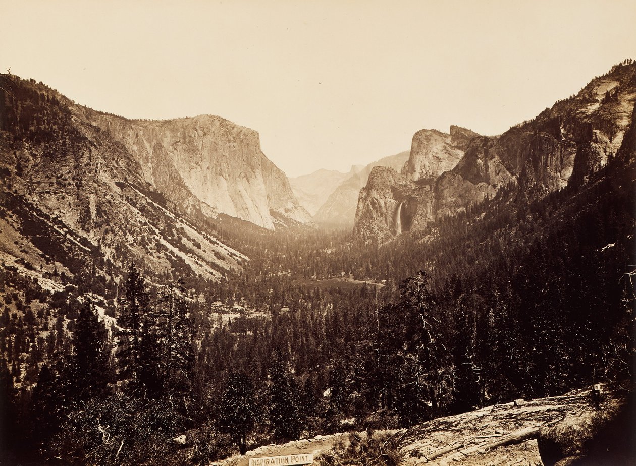 Blick vom Inspiration Point von Carleton E. Watkins