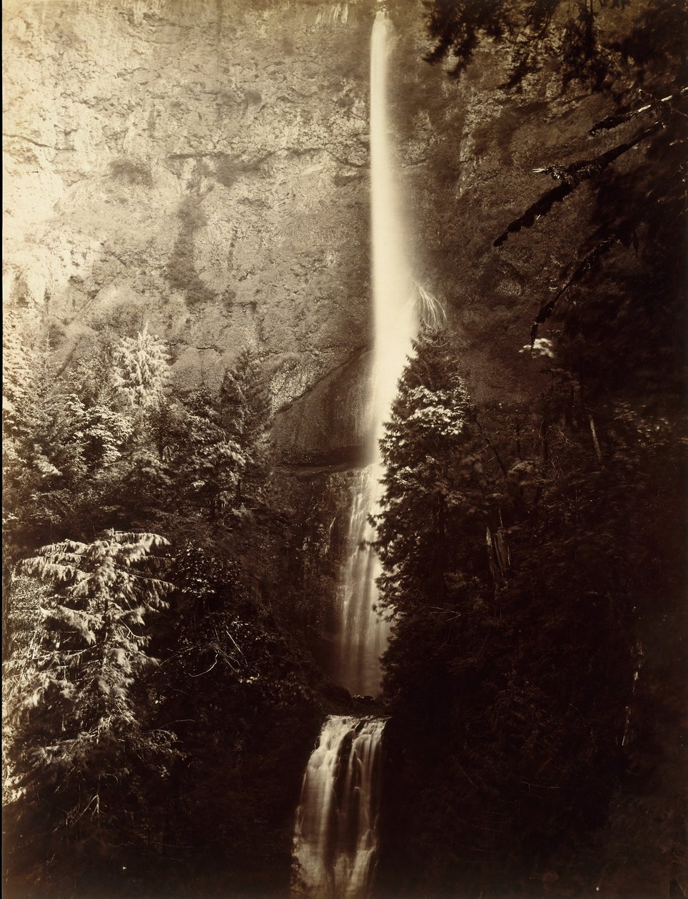 Multnomah Falls Cascade, Columbia River, 1867