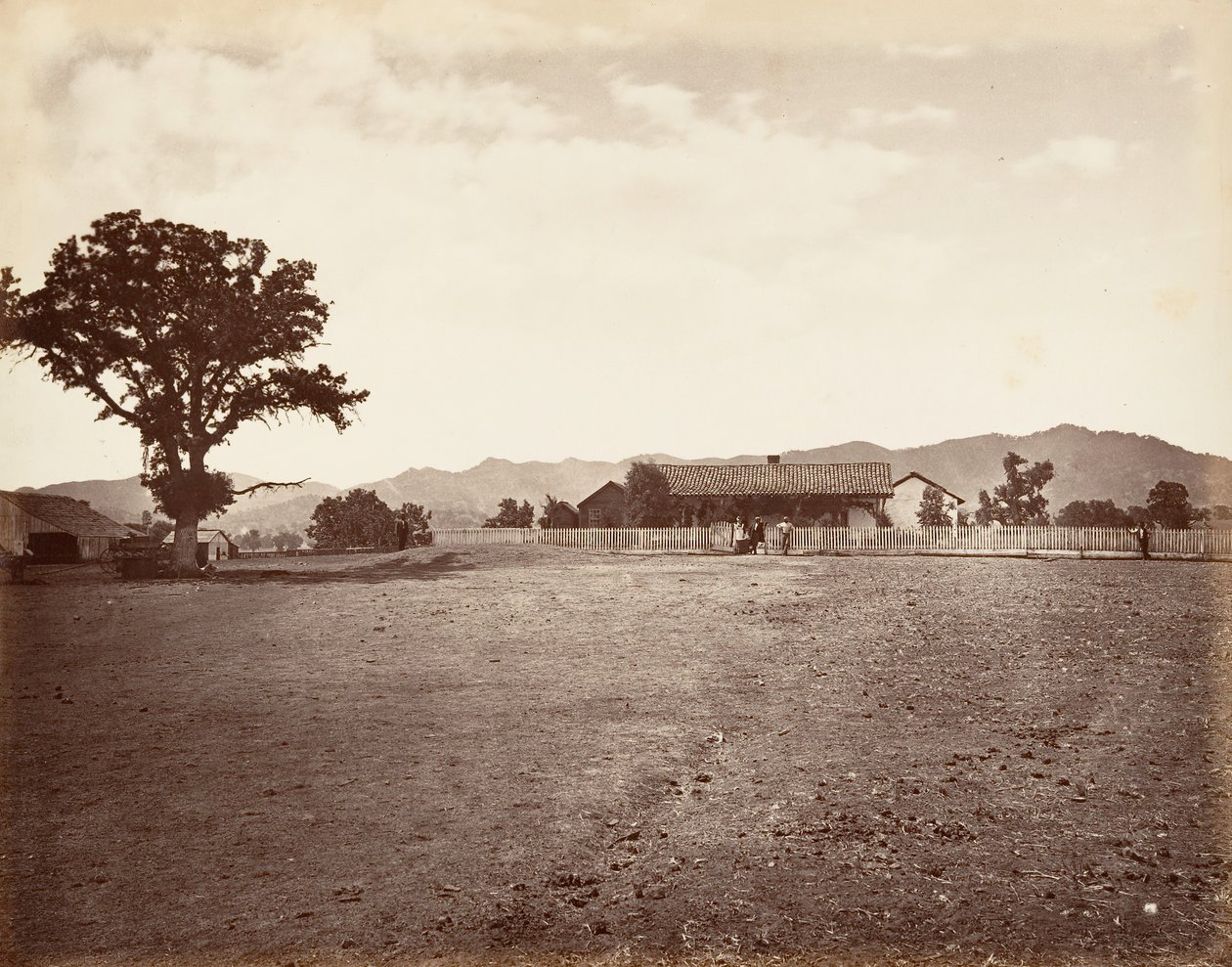 Santa Margarita Ranch, 1876, gedruckt ca. 1876 von Carleton Emmons Watkins