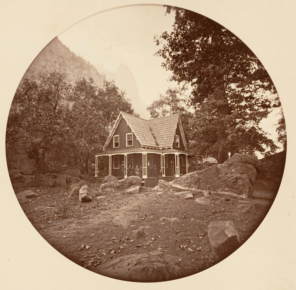 Yosemite-Nationalpark, Kalifornien, ca. 1878 von Carleton Emmons Watkins