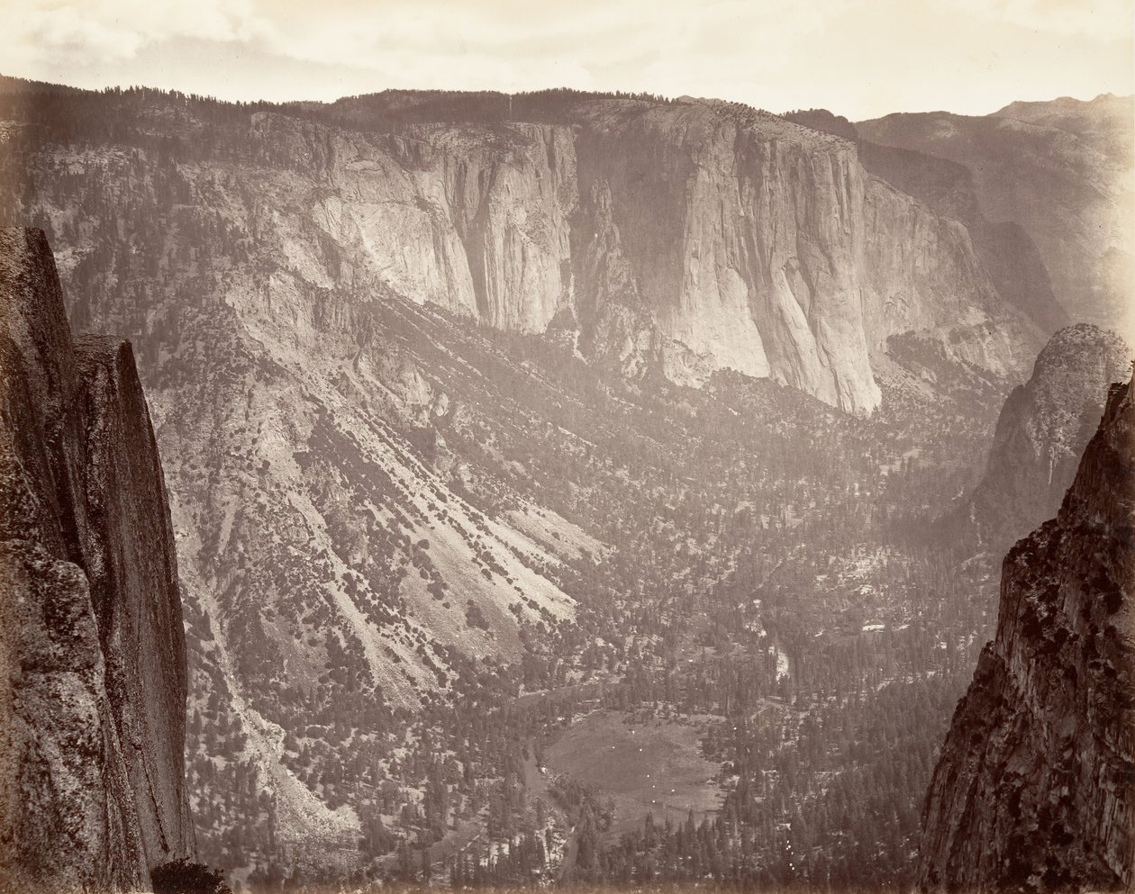 Yosemite-Tal, ca. 1872, gedruckt ca. 1876 von Carleton Emmons Watkins
