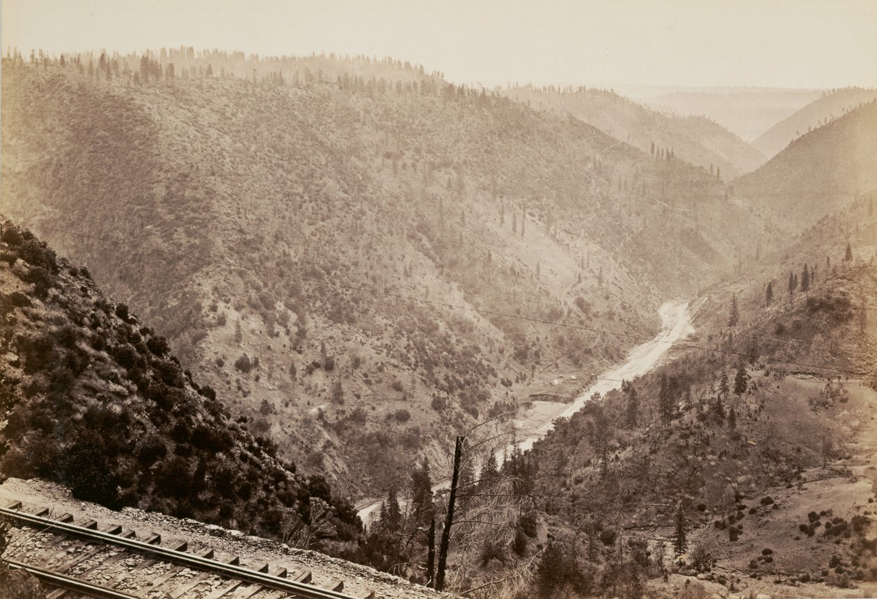 [Amerikanischer Fluss vom Kap Horn] von Carleton Watkins
