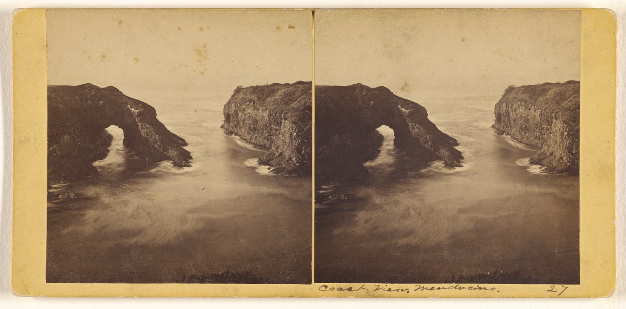 Küstenansicht. Mendocino. von Carleton Watkins