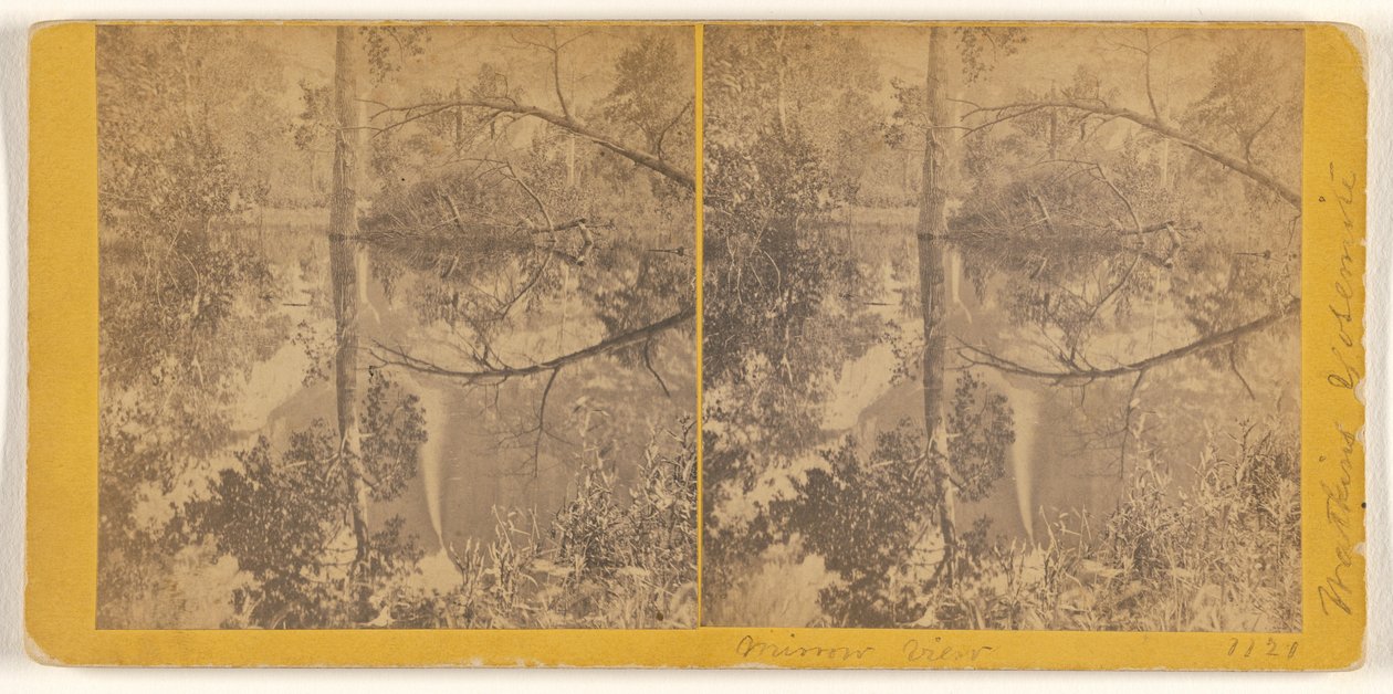 Spiegelansicht, Yosemite-Tal, Mariposa County, Kalifornien von Carleton Watkins