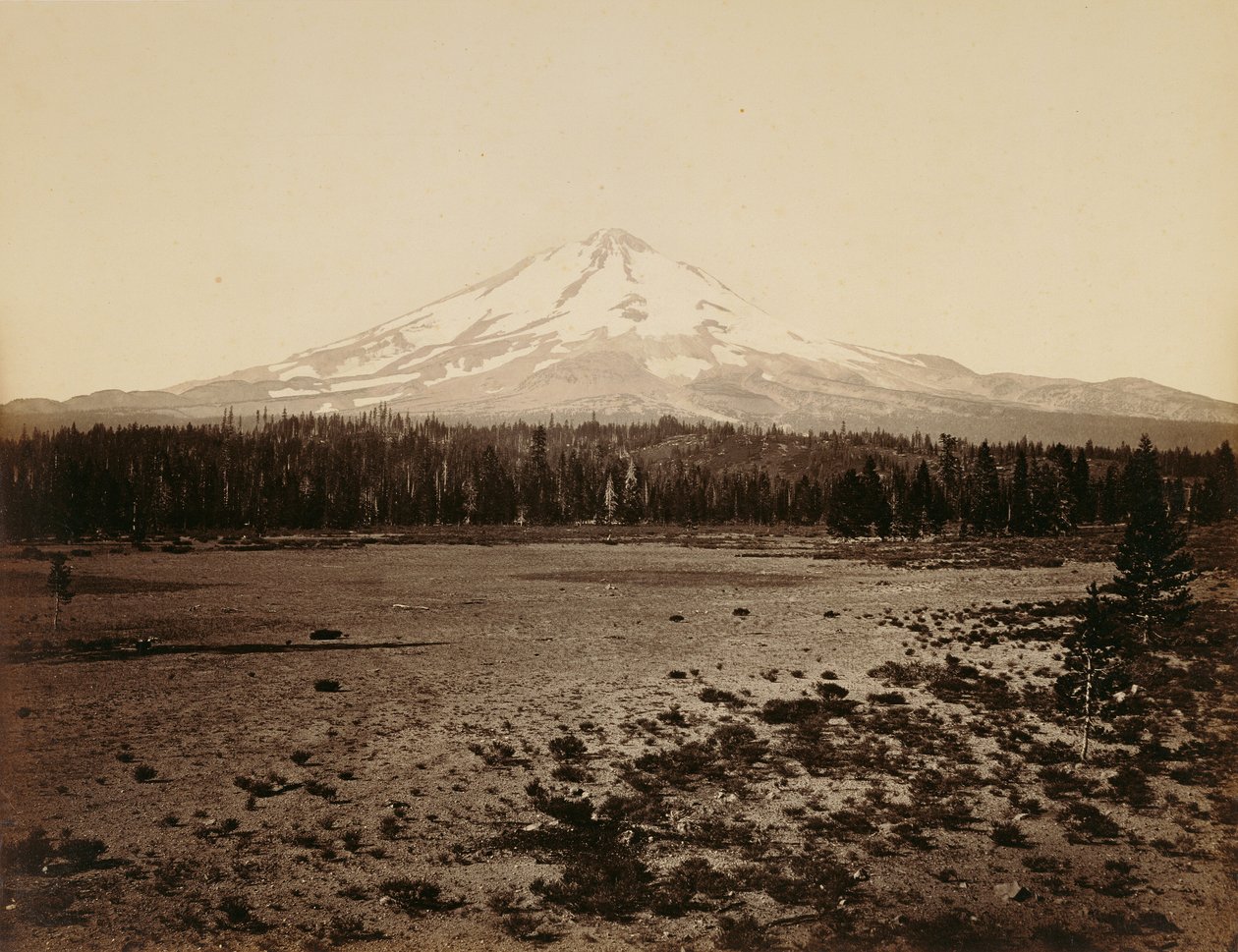 Mt. Shasta von Norden. Kalifornien / [Mount Shasta, Nord] von Carleton Watkins