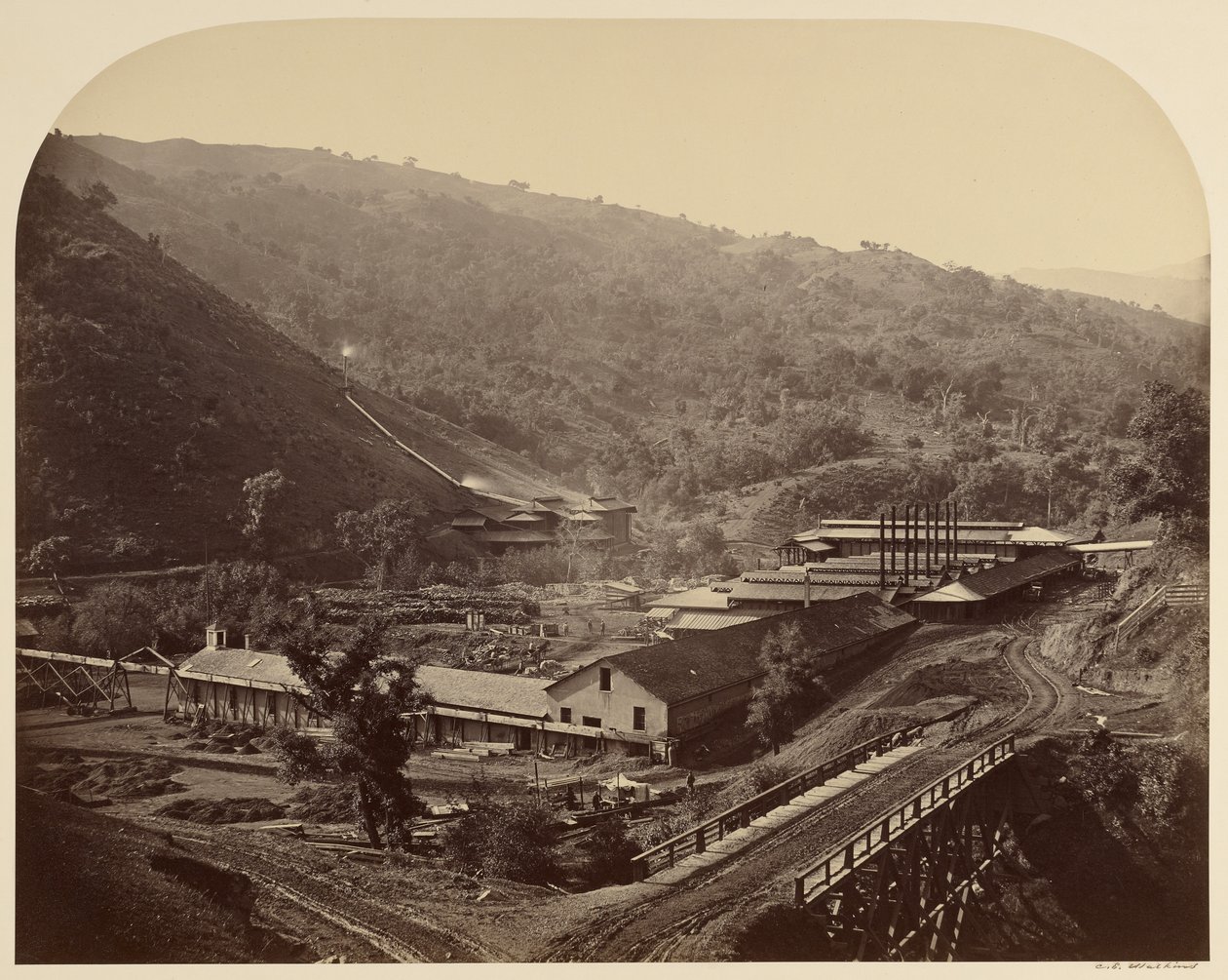 Schmelzwerke, New Almaden von Carleton Watkins