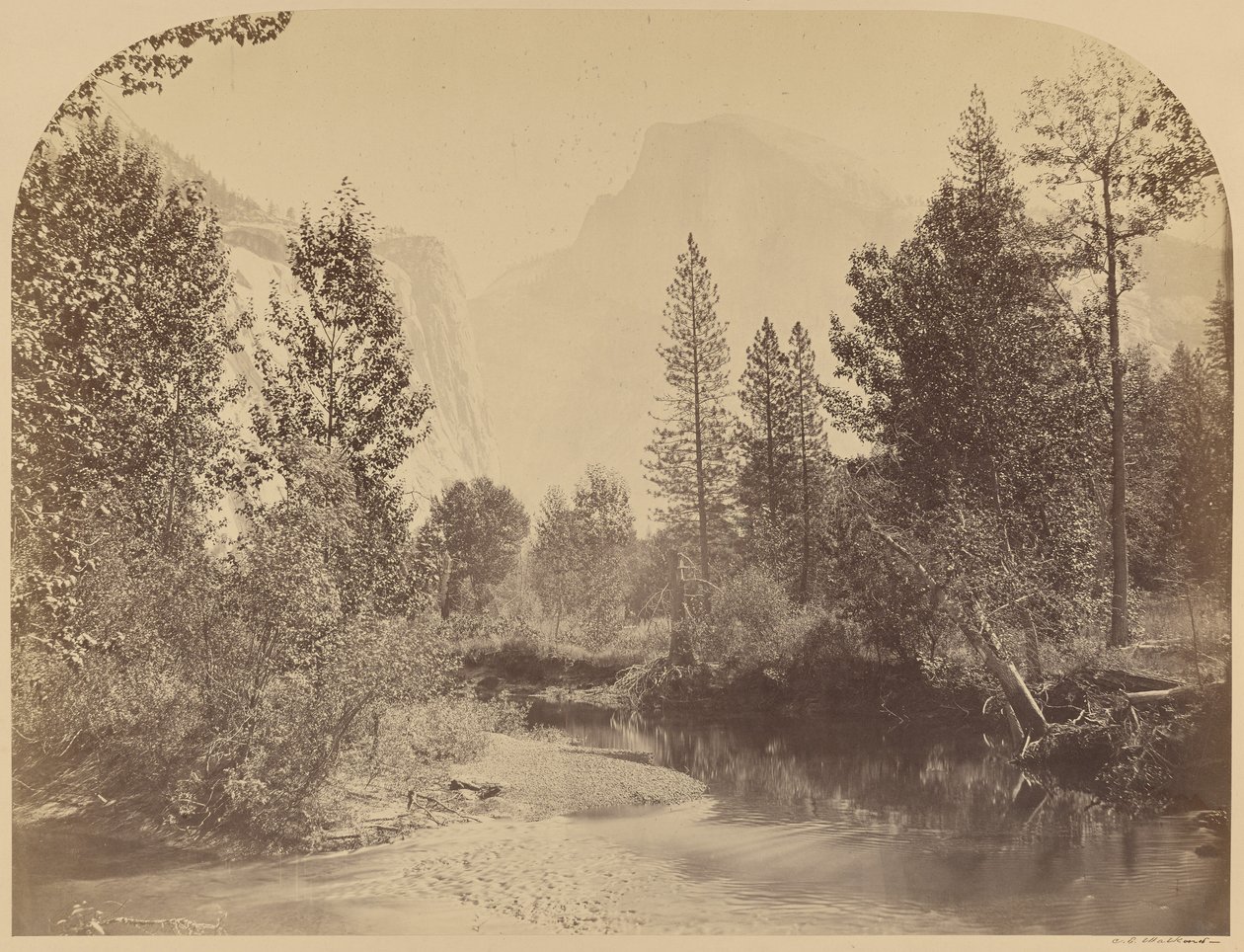 Tasayac - Half Dome - 4967 ft. Yo Semite von Carleton Watkins