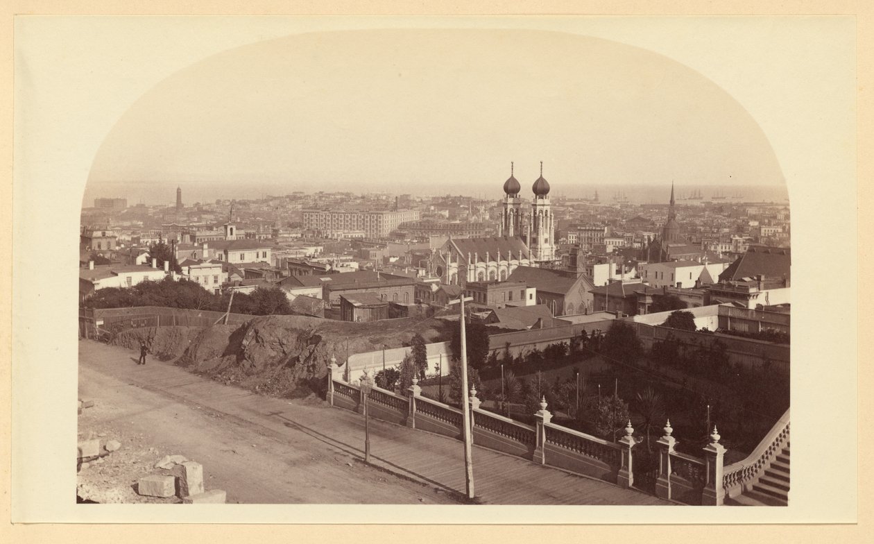Blick von der Residenz von Chas. Crocker nach Osten von Carleton Watkins