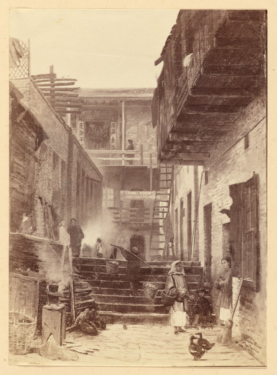 Ansicht in Chinatown S.F. von Carleton Watkins