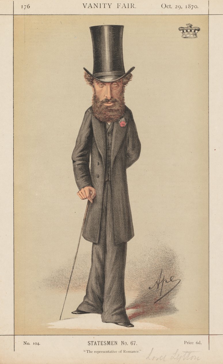 Vanity Fair: Der Vertreter der Romantik von Carlo (Ape) Pellegrini