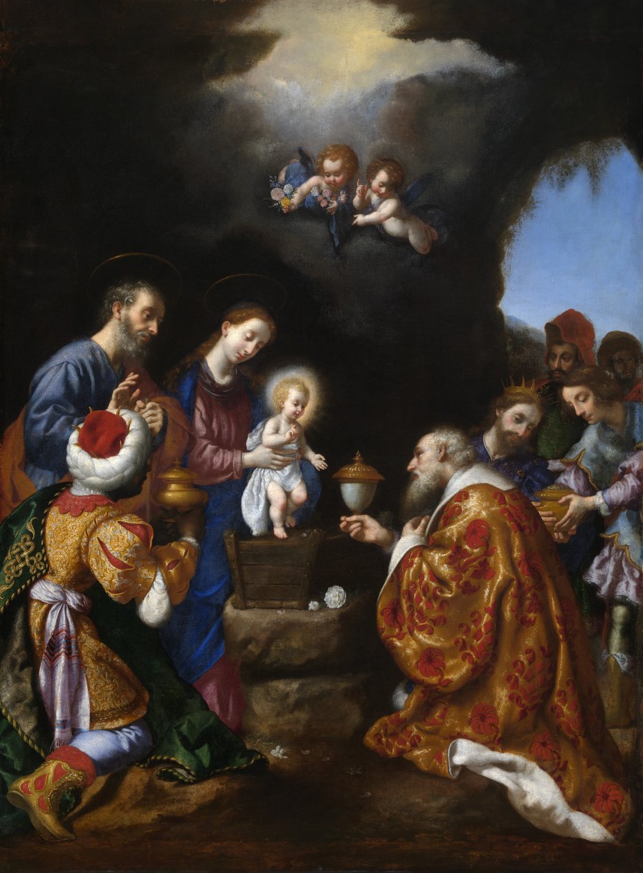 Die Anbetung der Könige von Carlo Dolci