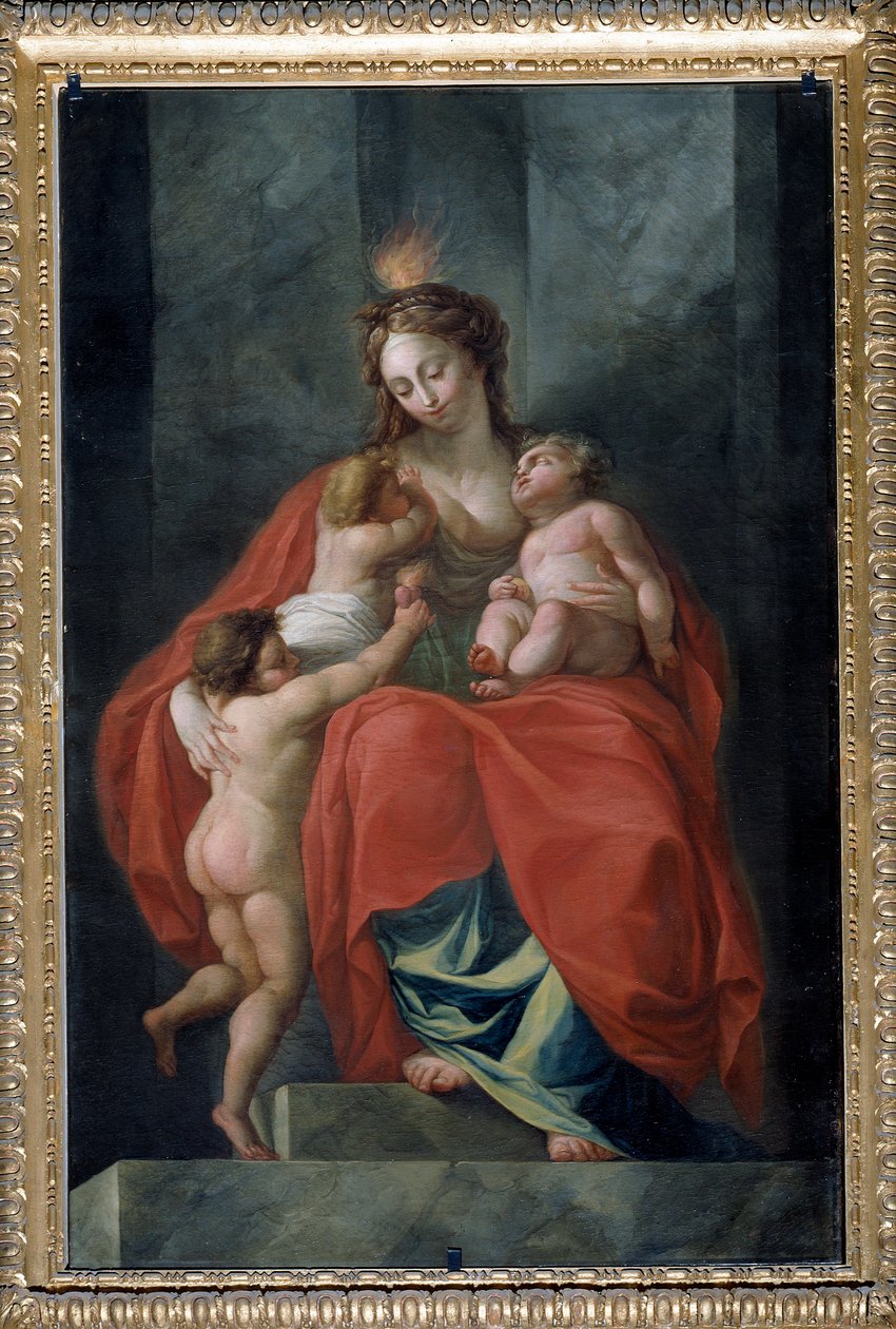 Allegorie der dreizehn Werte der Republik: die Nächstenliebe von Carlo Giuseppe Ratti