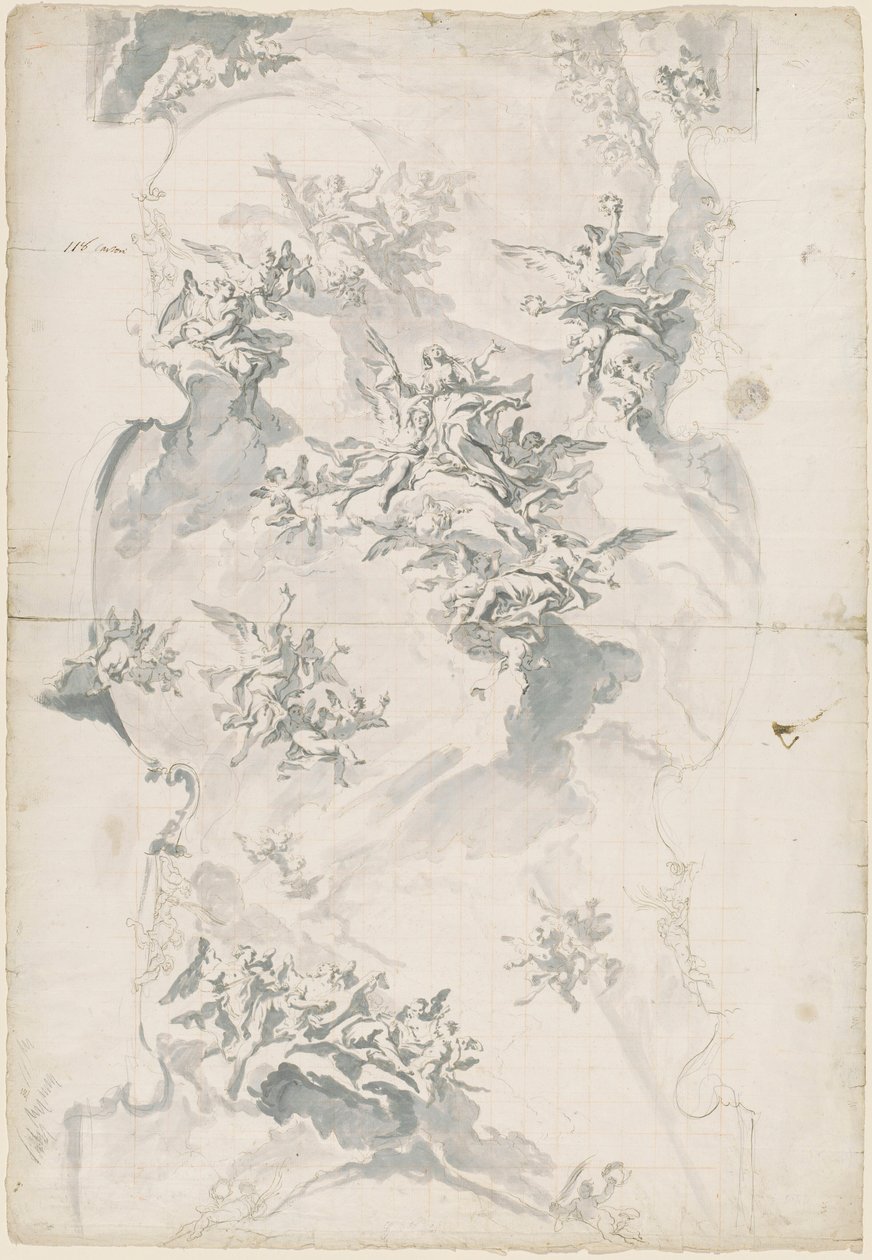 Die Apotheose der heiligen Euphemia von Carlo Innocenzo Carlone