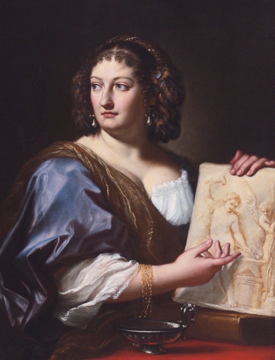 Porträt von Francesca Gommi Maratti von Carlo Maratta