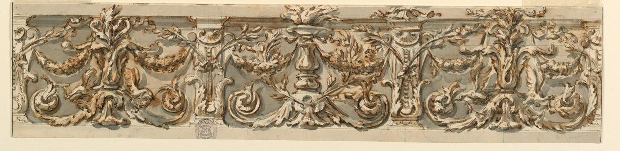 Entwurf für ein Fries, ca. 1770 von Carlo Marchionni