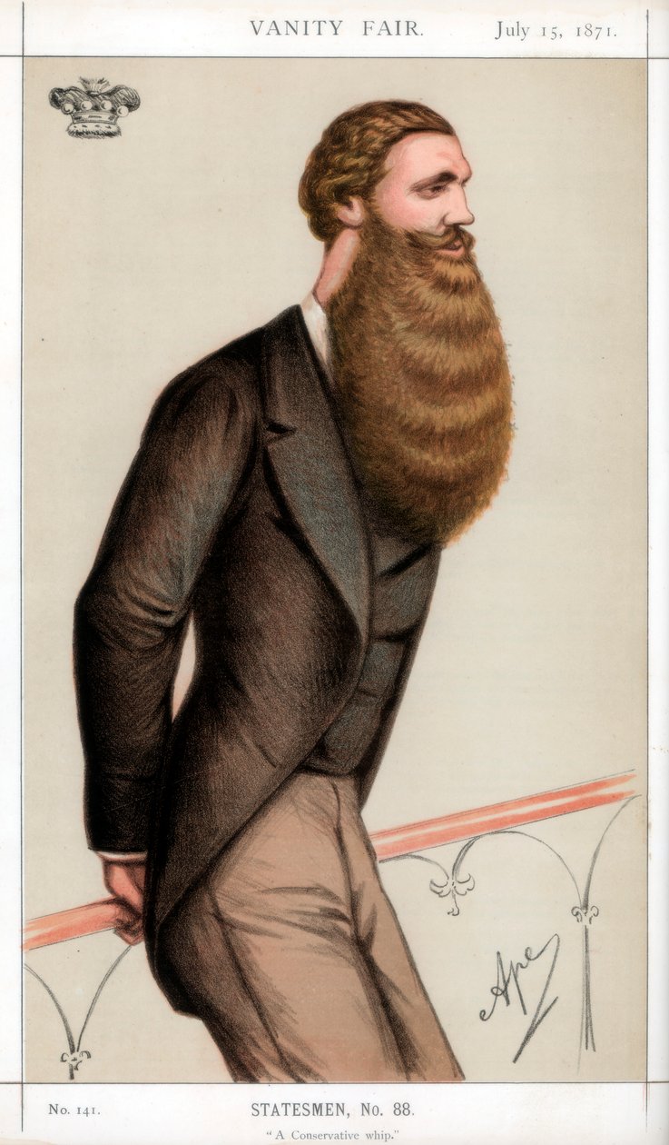 Ein konservativer Peitschenführer, 1871 von Carlo Pellegrini