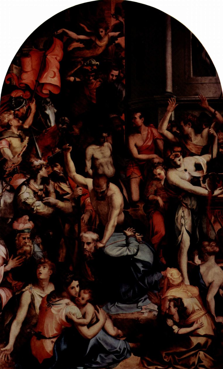 Martyrium des heiligen Romolo von Carlo Portelli