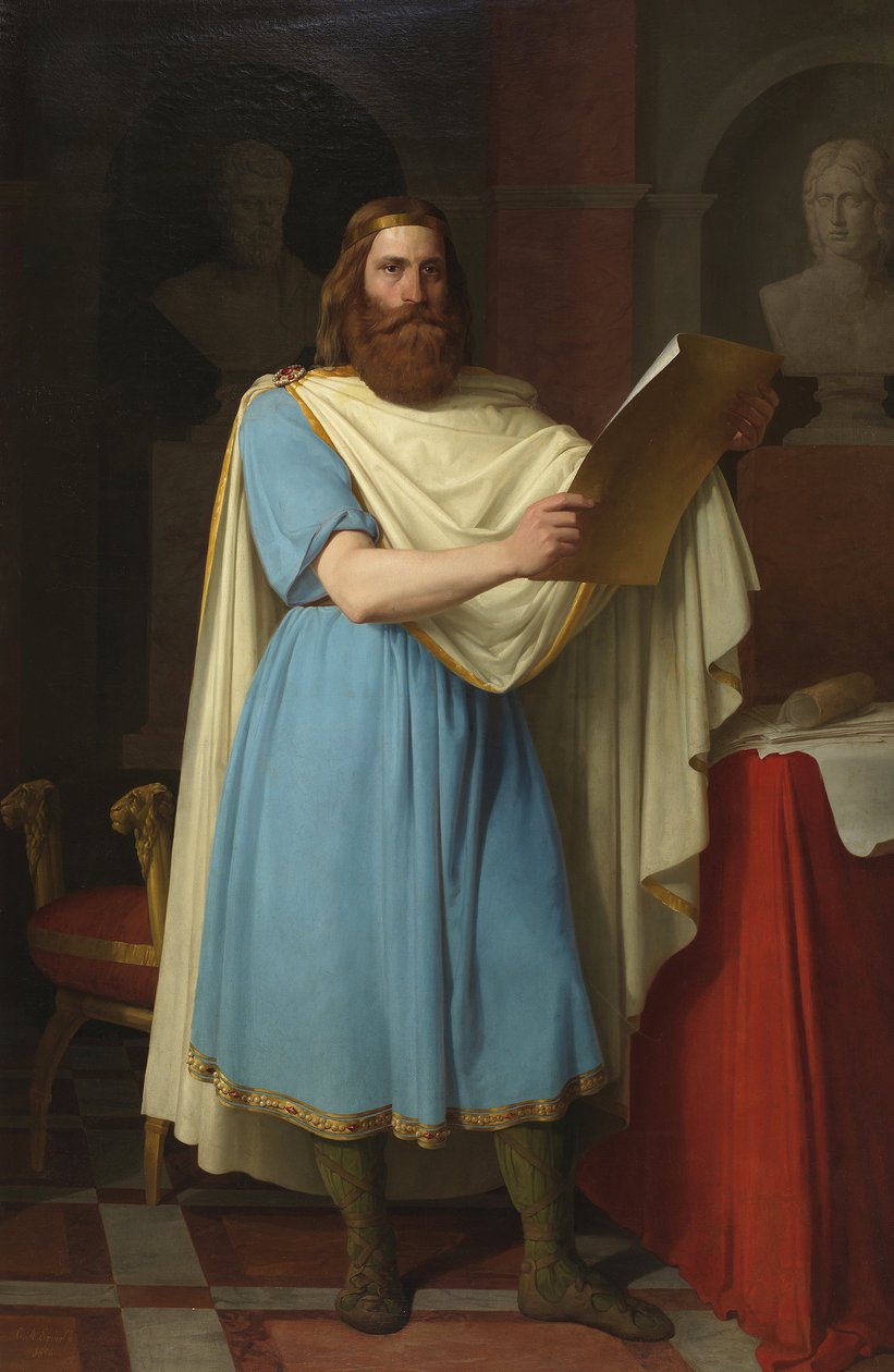 Alarich II., Westgotenkönig, 1856 von Carlos María Esquivel y Rivas