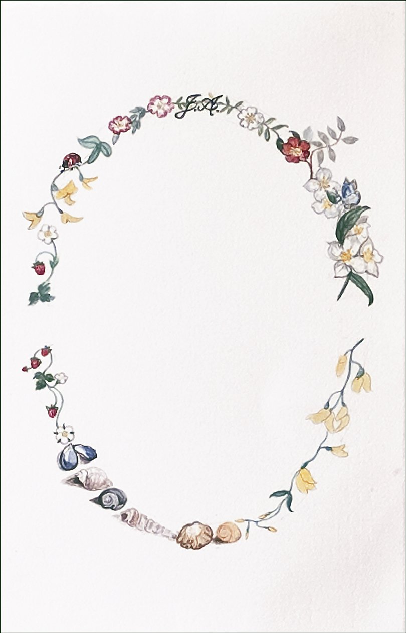 Jane Austen Girlande von Caroline Hervey Bathurst