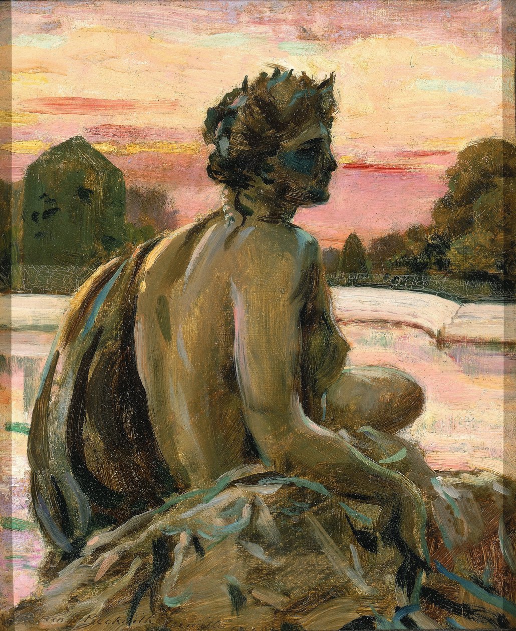 Eine der Figuren am Parterre d