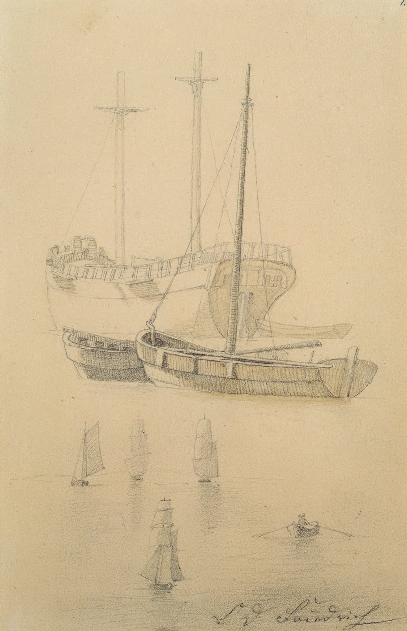 Schiffe von Caspar David Friedrich