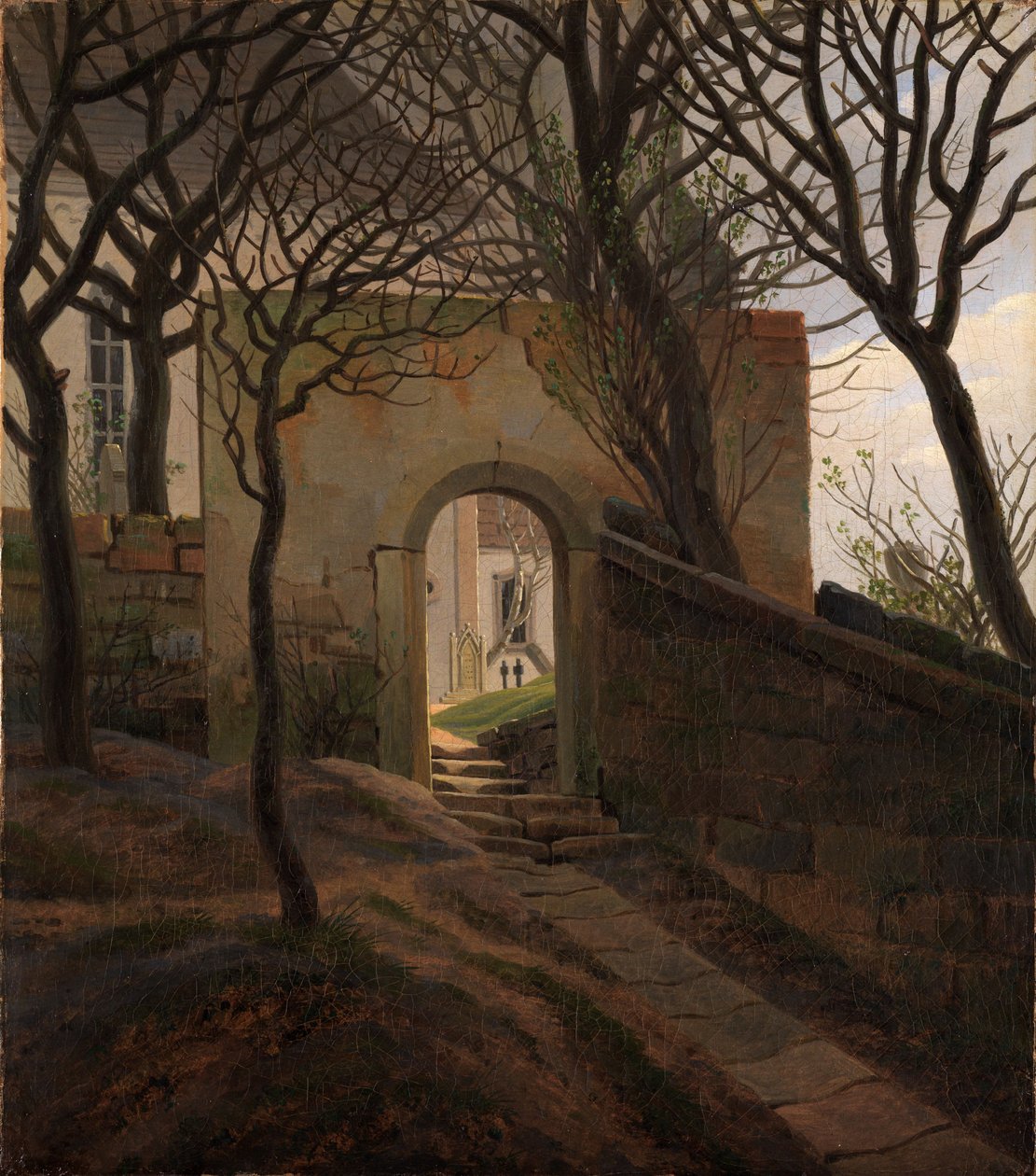 Kirchhofpforte von Caspar David Friedrich