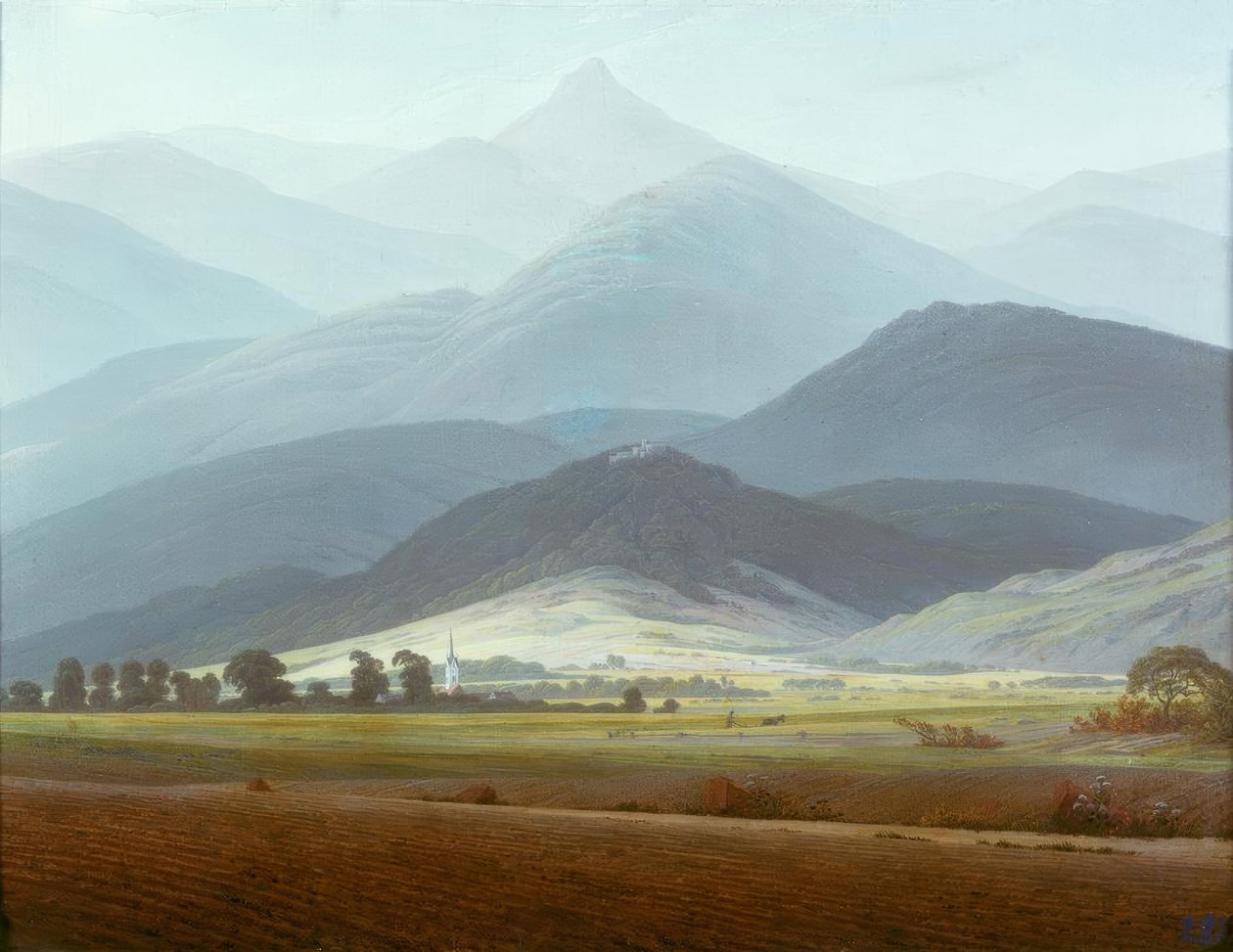 Riesengebirgslandschaft von Caspar David Friedrich